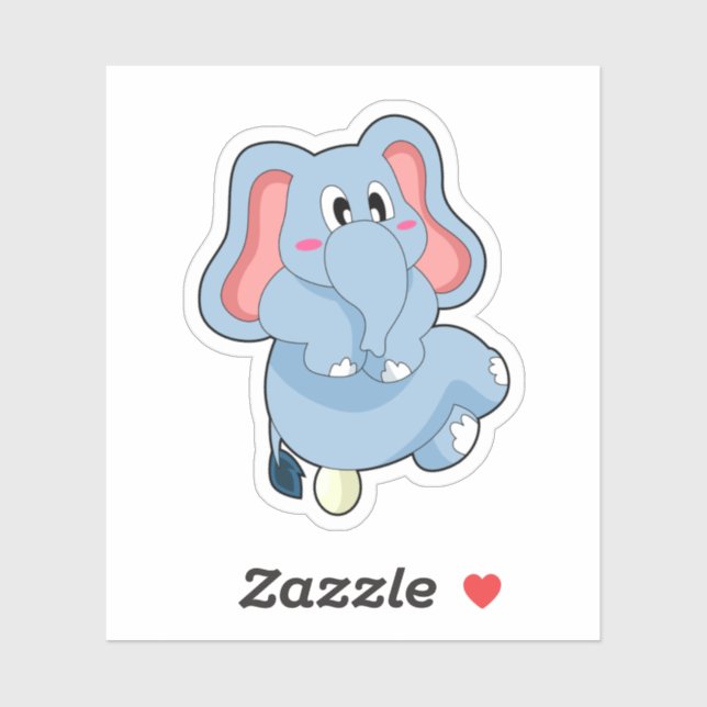 Adesivo Egg Elefante (Folha)