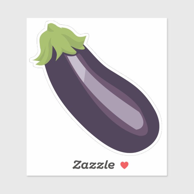Adesivo EggPlant Emoji Sticker (Folha)