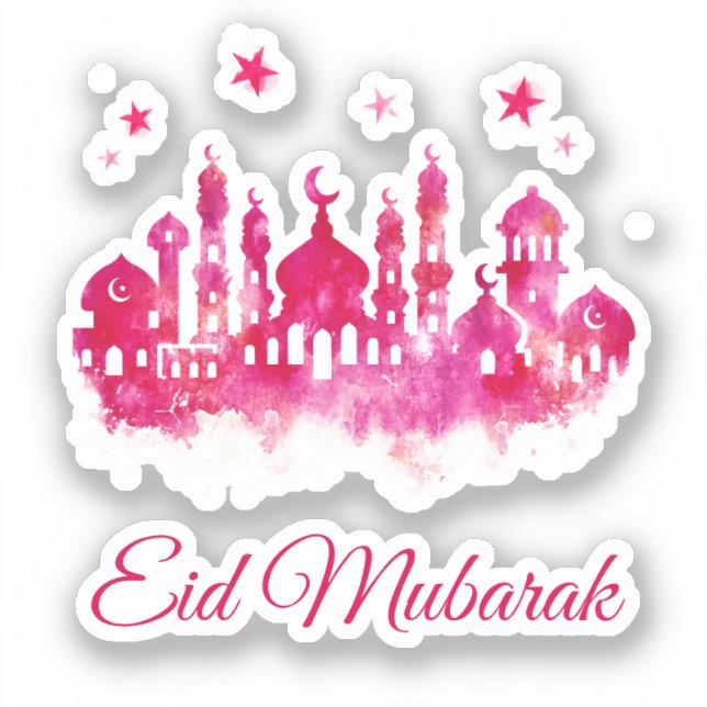 Adesivo Eid Mubarak (Frente)