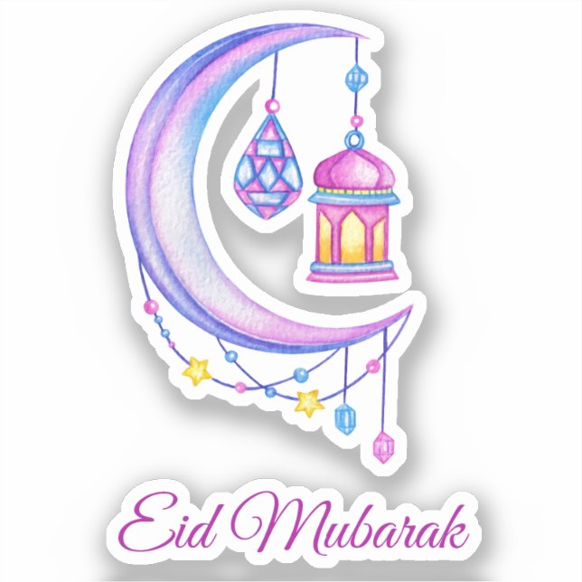 Adesivo Eid Mubarak (Frente)