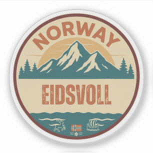 Adesivo Eidsvoll, Noruega Noruega