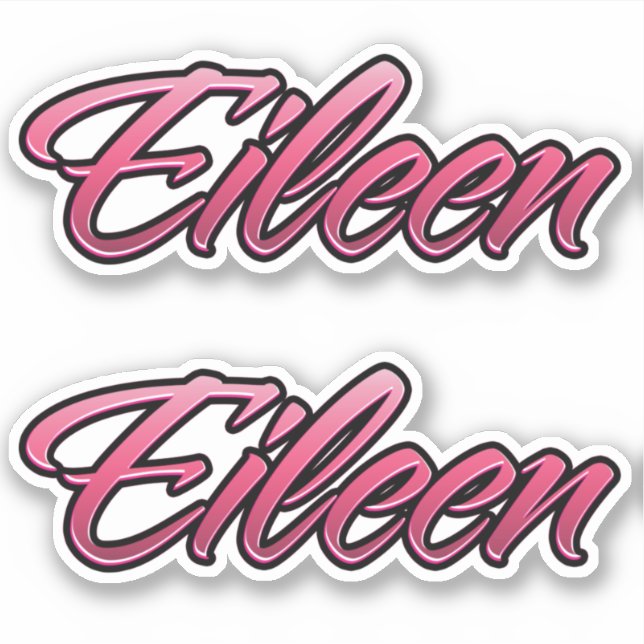 Adesivo Eileen faded pink Aufkleber Sticker Stickerset (Frente)