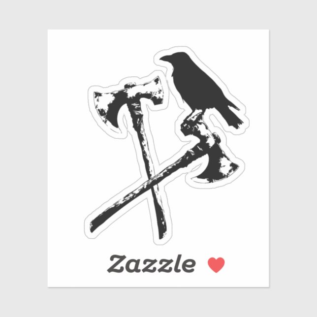 Adesivo Eixos Crow e Norse (Folha)