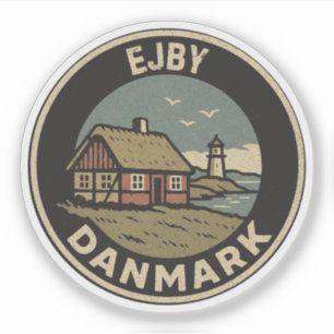 Adesivo Ejby, Dinamarca Danmark 