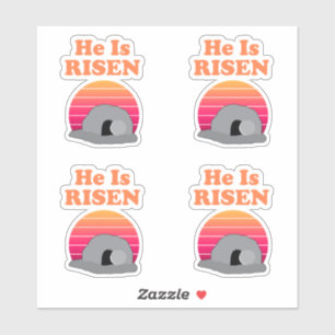 Adesivo Ele É Mensagem De Páscoa Risen