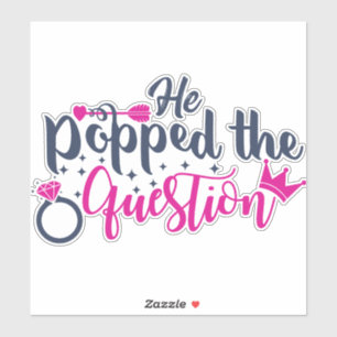 Adesivo Ele fez a pergunta