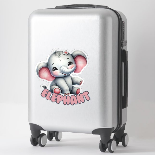 ADESIVO ELEFANTE - NURSERY STICKER (Mala)