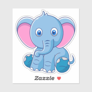 Adesivo Elefante para Bebê