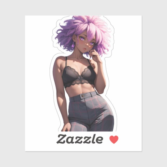 Adesivo Elegância de Xadrez noturna (Folha)