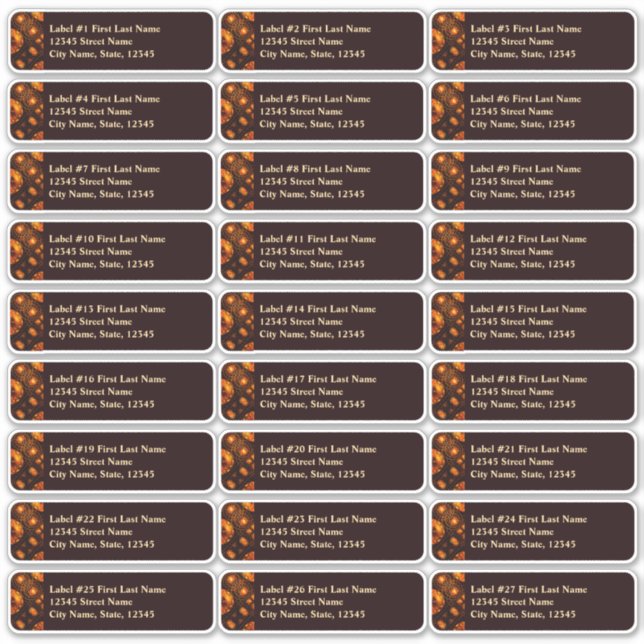 Adesivo Elegant Classic Boho Modern Gold #901 Wedding (Frente)