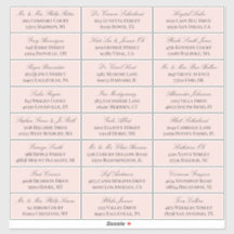 Elegante Blush Cinza Script 24 Endereço de Convida