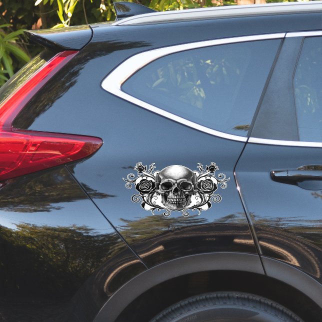 Adesivo Elegante, Gótico Romântico (Lado do carro)