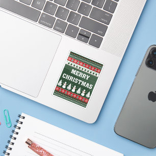 Adesivo Elegante Na moda Feliz Natal