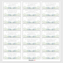Elegante Sage Greenery Guest Address Labels