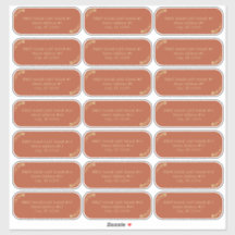 Elegante Terracotta e Dourada Morada de Convidado