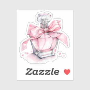 Adesivo Elementos de Coquete de Aquarela