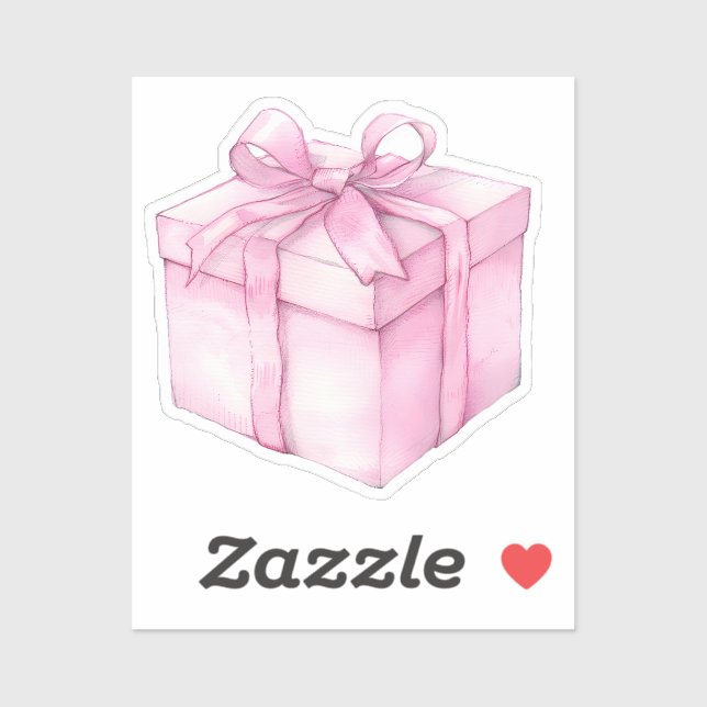 Adesivo Elementos de Coquete de Aquarela (Folha)