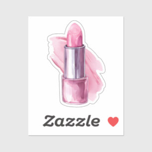 Adesivo Elementos de Coquete de Aquarela