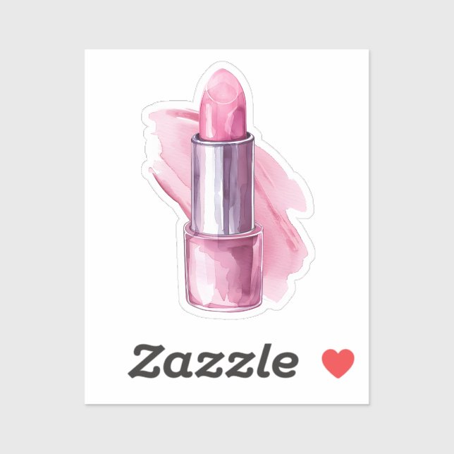 Adesivo Elementos de Coquete de Aquarela (Folha)