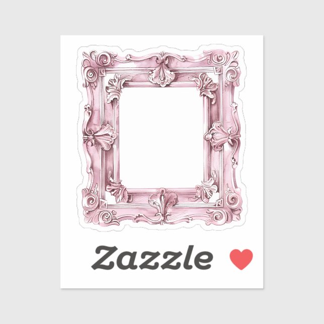 Adesivo Elementos de Coquete de Aquarela (Folha)