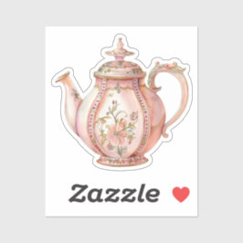 Adesivo Elementos de Coquete de Aquarela