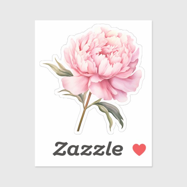 Adesivo Elementos de Coquete de Aquarela (Folha)