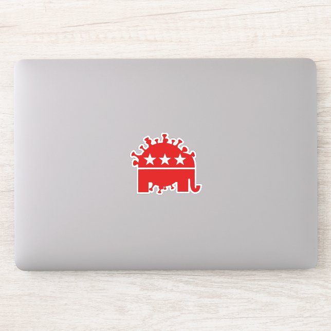 Adesivo Elephant 2020 Red Coronavirus Sticker (Computador)