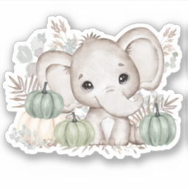 Adesivo Elephant Fall Cut Pumpkins Vinyl Kiss Cut