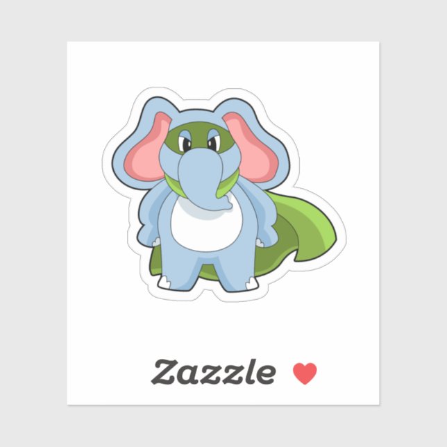 Adesivo Elephant Hero (Folha)