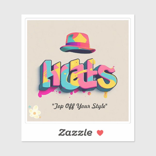 Adesivo "Elevem a sua aparência" (Folha)