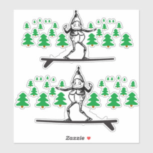 Adesivo Elf em um Thunder_Cove surfboard