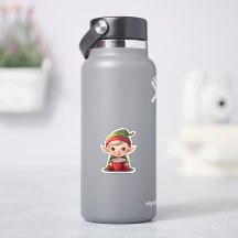 Elf Hot Cocoa Sticker