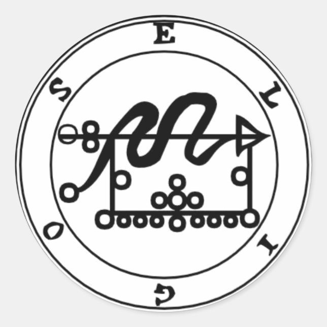 Adesivo Eligos Goétia (Frente)