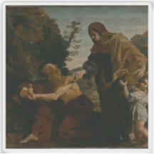 Elijah Recebendo Pão da Viúva de Zarephath