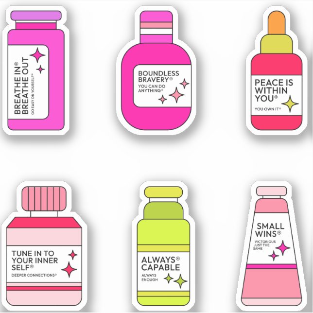 Adesivo Elixeiros de Empoderamento - Vinheta de Garrafa In (Frente)