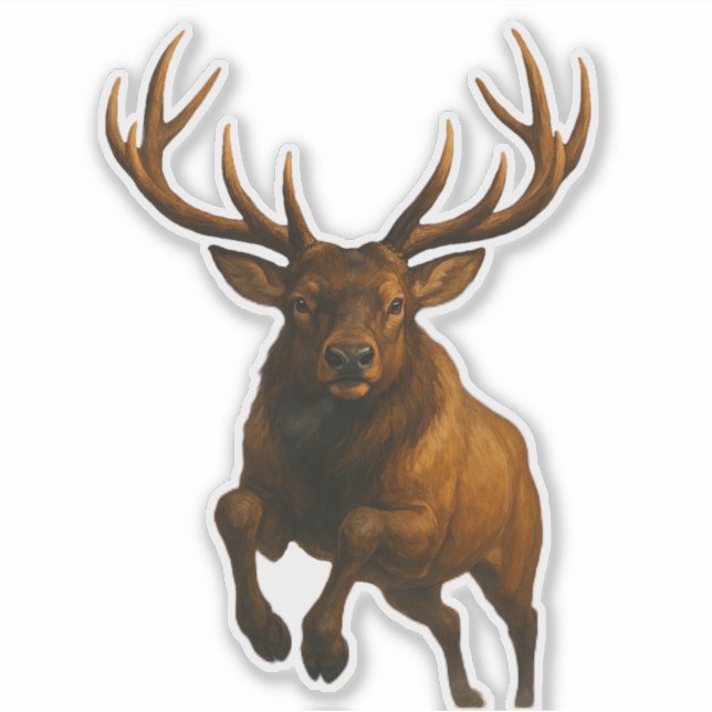 Adesivo Elk Cut-out Sticker (Frente)