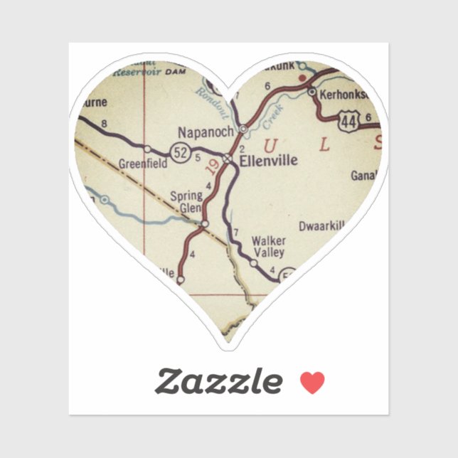 Adesivo Ellenville New York (Folha)