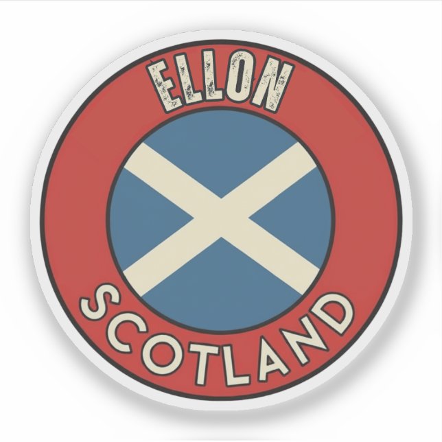 Adesivo Ellon, Escócia (Frente)