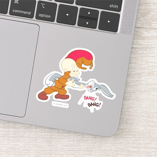 Adesivo ELMER FUDD™ e INSETOS BUNNY™ (Detalhe)