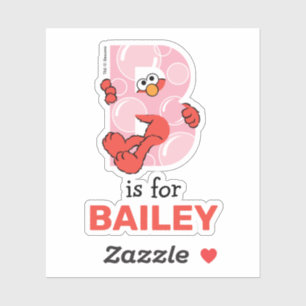 Adesivo Elmo Alphabet B Bolhas