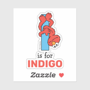 Adesivo Elmo Alphabet I Azul