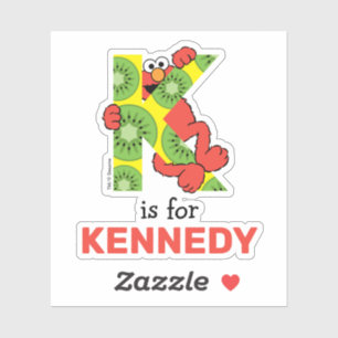 Adesivo Elmo Alphabet K Kiwi