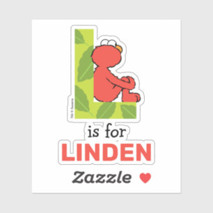 Adesivo Elmo Alphabet L Folha