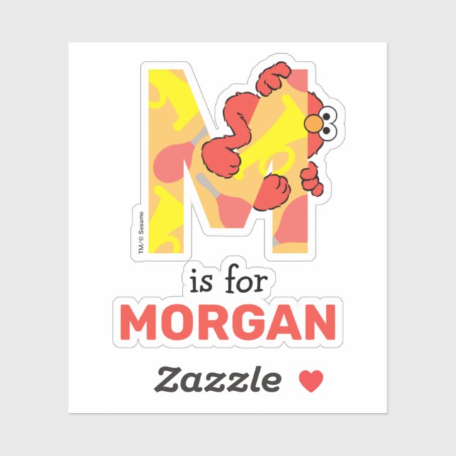 Adesivo Elmo Alphabet | M Música (Folha)