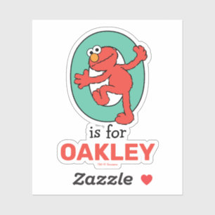 Adesivo Elmo Alphabet O Teal