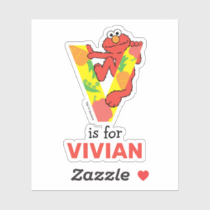Adesivo Elmo Alphabet V Produtos hortícolas
