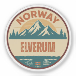 Adesivo Elverum, Noruega Noruega