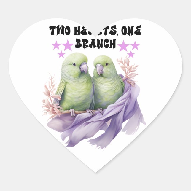 adesivo em forma de coração (Frente)