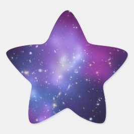 Adesivo em forma de estrela do aglomerado de galáx