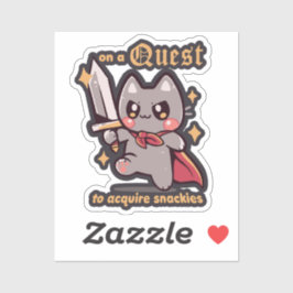 Adesivo Em uma busca para adquirir salgadinhos